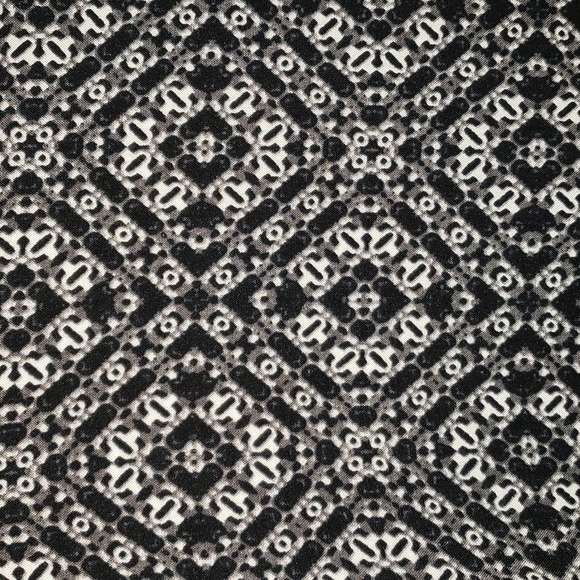 3/$12 Blouse Tunic V Neck Button Down Black Grey White XL-runs small - Picture 5 of 13